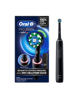 Pro 2500X Electric Toothbrush with Travel Case - Black