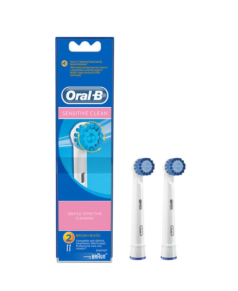 Sensitive Electric Toothbrush Replacement Brush Head Refills 2 Pack