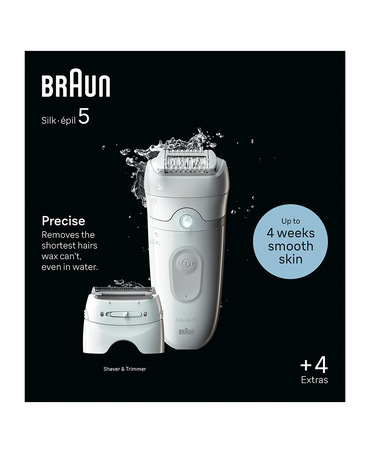 Silk-épil 5 Epilator with 4 Extras