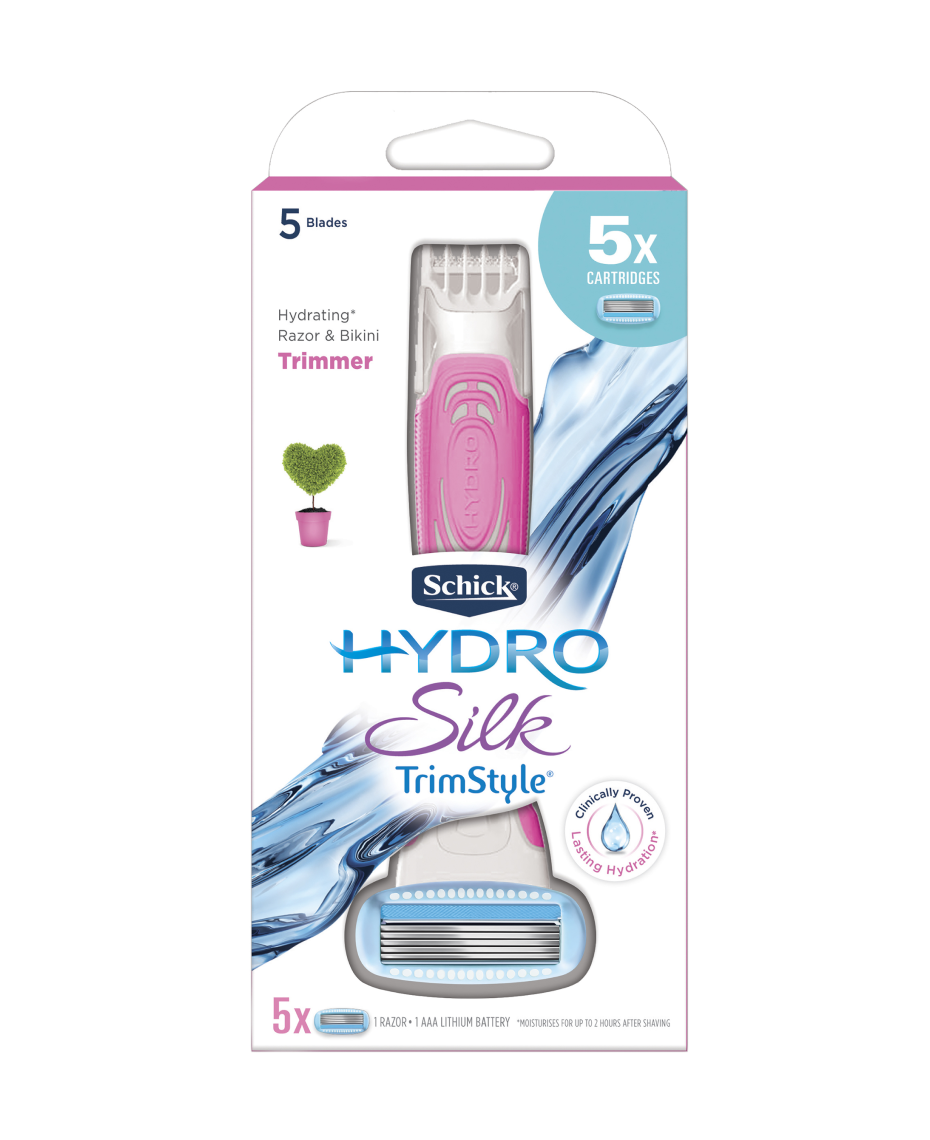 schick hydro silk 5 trimstyle women's razor refill
