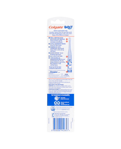 Kids Bluey 3+ Years Powered Toothbrush