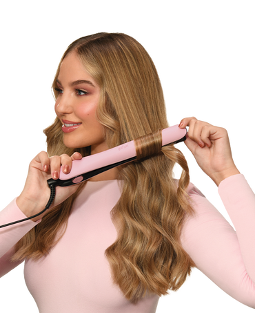 Gold Hair Straightener in Dusted Pink - Limited Edition