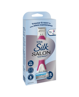 Silk Salon Trimmer & Razor + 5 Refills