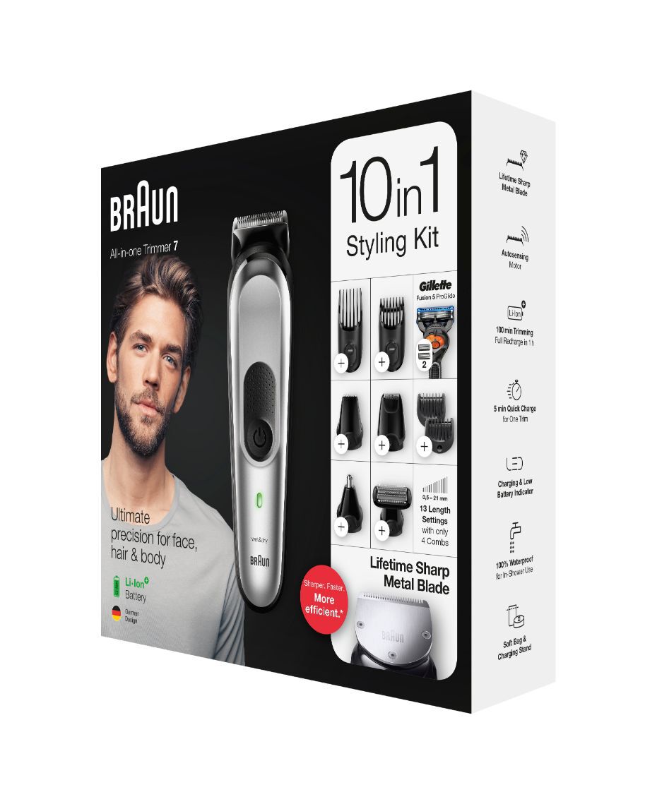 braun face head trimming kit 7 in 1