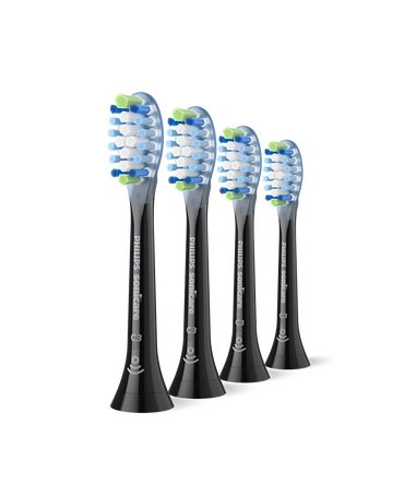 Sonicare C3 Premium Plaque Defence Brush Head Refills 4 Pack - Black