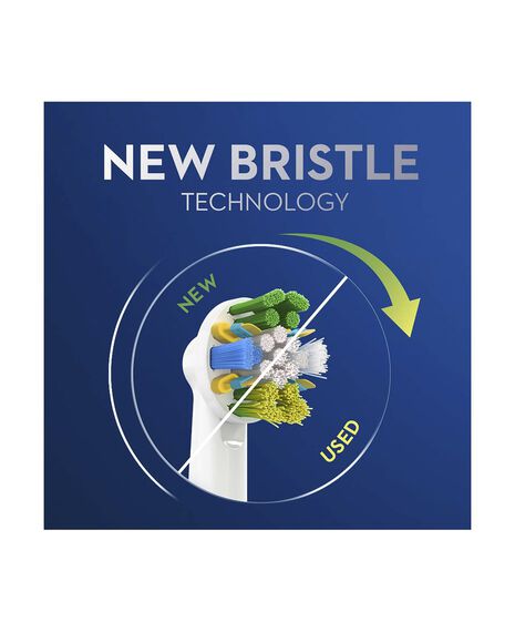 FlossAction Electric Toothbrush Replacement Brush Head Refills 15 Pack