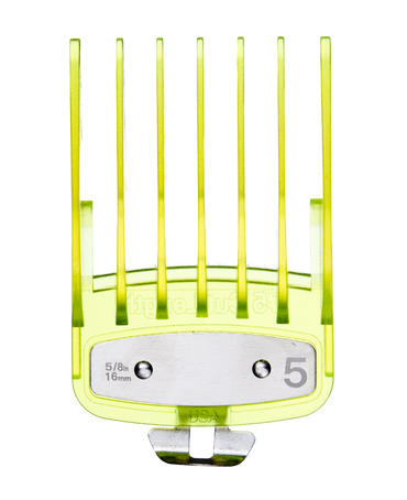 Hair Clipper Guide Comb #5 - 16MM - Yellow