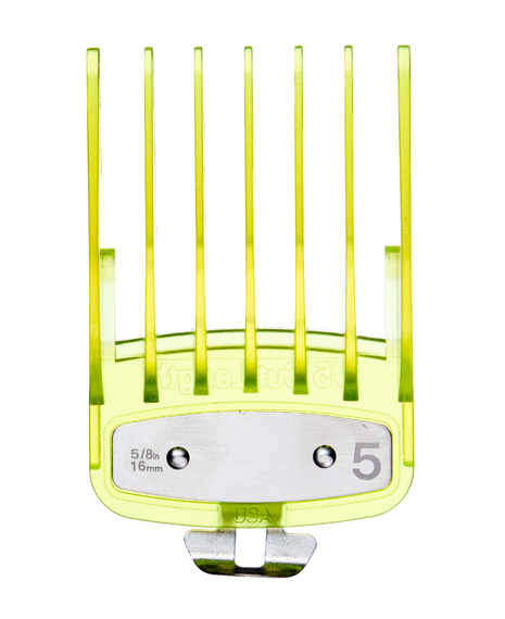 Hair Clipper Guide Comb #5 - 16MM - Yellow