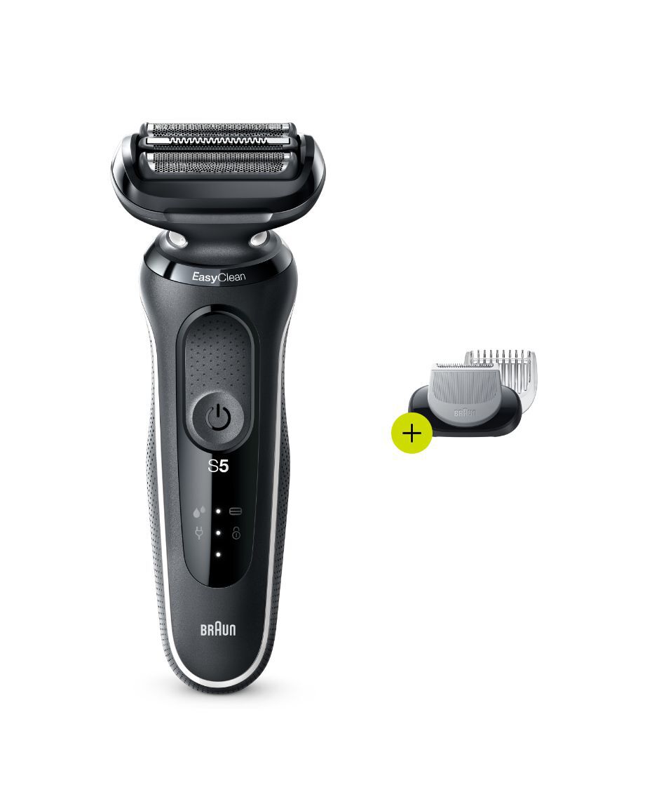 Braun Series 5 Easy Rinse Shaver with Beard Trimmer Head Shaver Shop