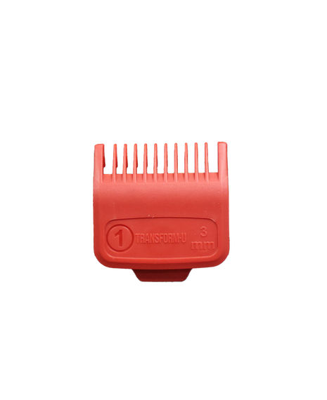 Magnetic Hair Clipper Guide Comb #1 - 3MM - Red