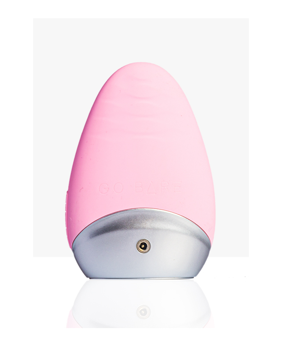 Go Bare Sonic Cleansing Brush Pink Shaver Shop