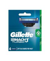 Mach3 Turbo Blades Refill 4 Pack