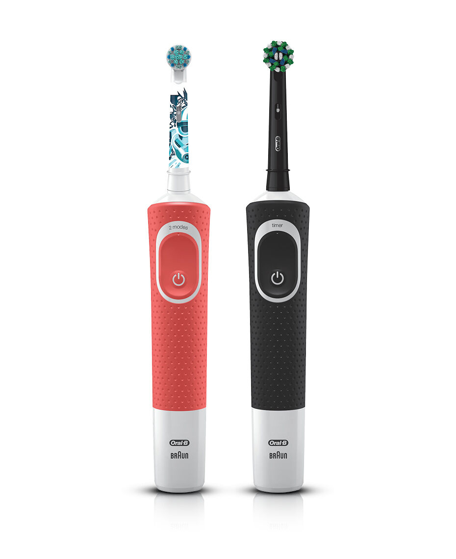 Oral-B | Pro 100 Family Edition Dual Electric Toothbrush | Shaver Shop