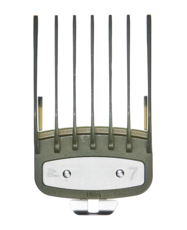 Hair Clipper Guide Comb #7 - 22MM - Dark Green