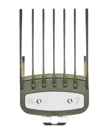 Hair Clipper Guide Comb #7 - 22MM - Dark Green