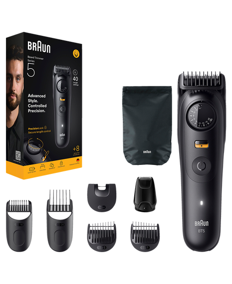 Series 5 Waterproof Beard Trimmer with 8 Styling Tools & Accessories