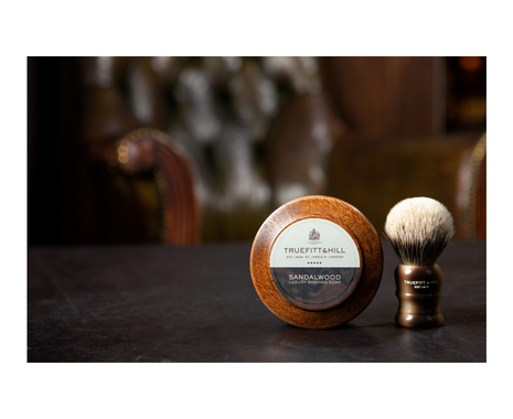 Sandalwood Luxury Shaving Soap in Wooden Bowl - 99g