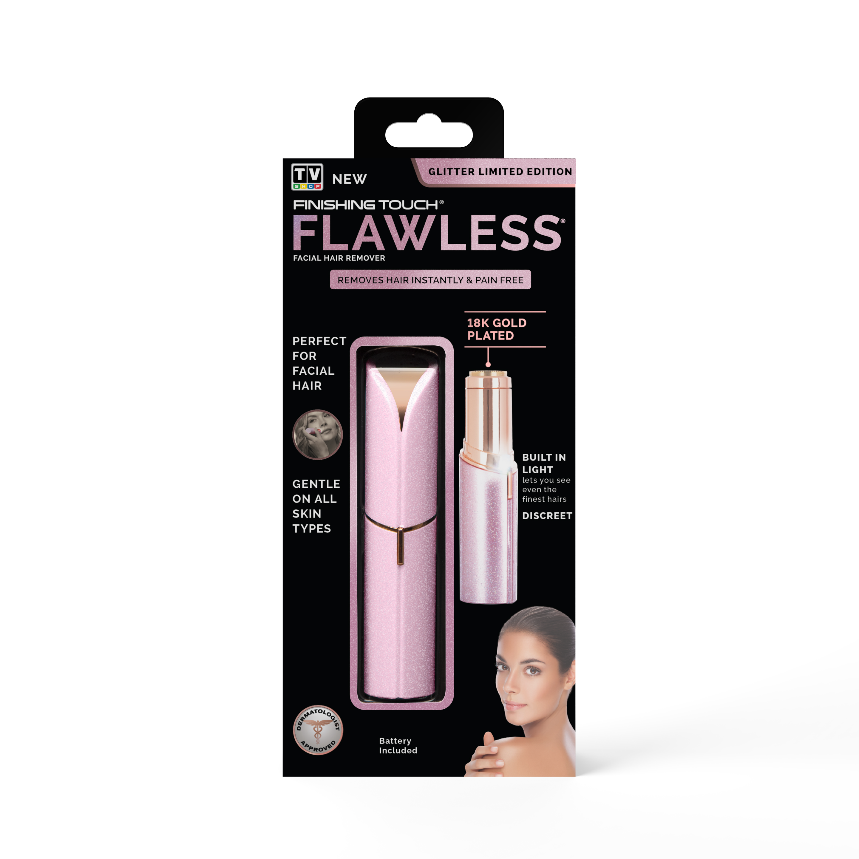 flawless mustache shaver