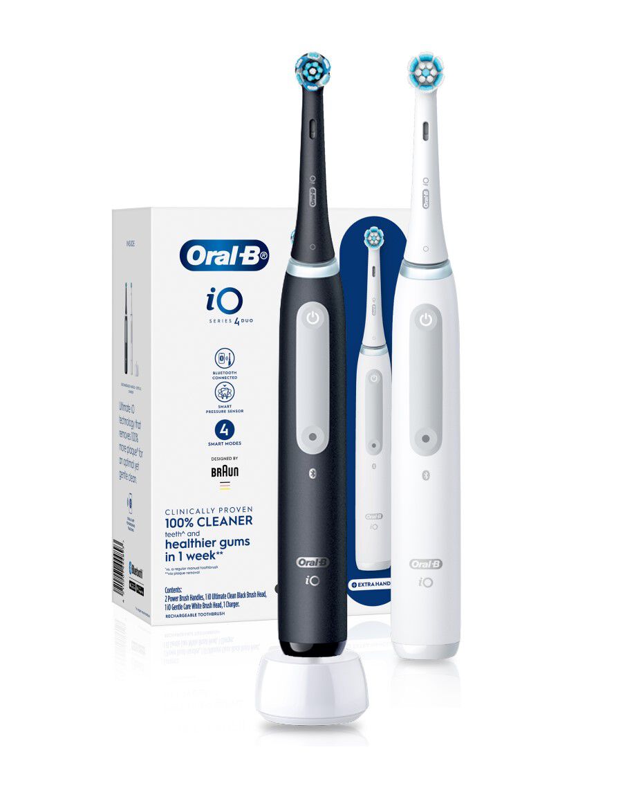 OralB iO4 Series Dual Handle Electric Toothbrush Pack Shaver Shop