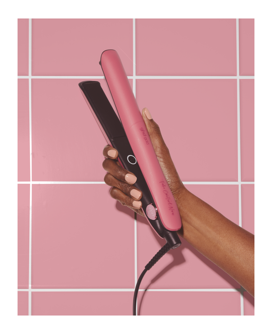 ghd® limited edition gold® hair straightener in rose pink Shaver Shop