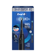 iO2 Electric Toothbrush Starter Set - Black