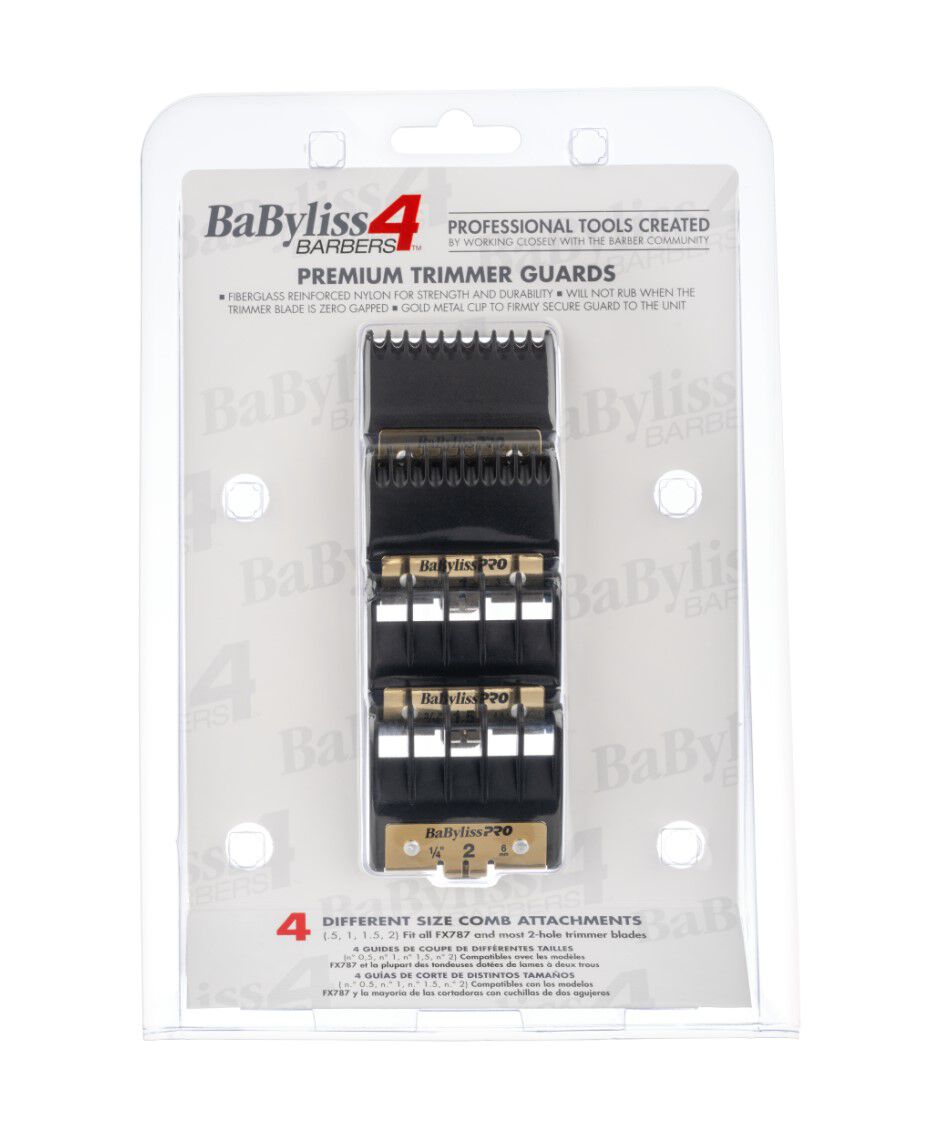 BaByliss Pro FX Outliner Trimmer Comb Attachments 4pc Shaver Shop
