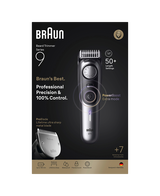 Series 9 Waterproof Beard Trimmer with 7 Barbering Tools & Accessories