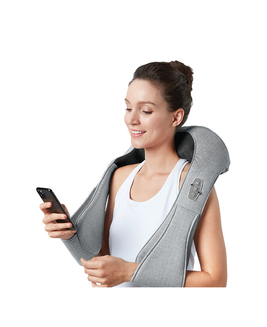 Sharper image heating discount shiatsu massage pillow