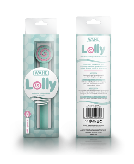 Mini Lolly Hair Straightener - Green