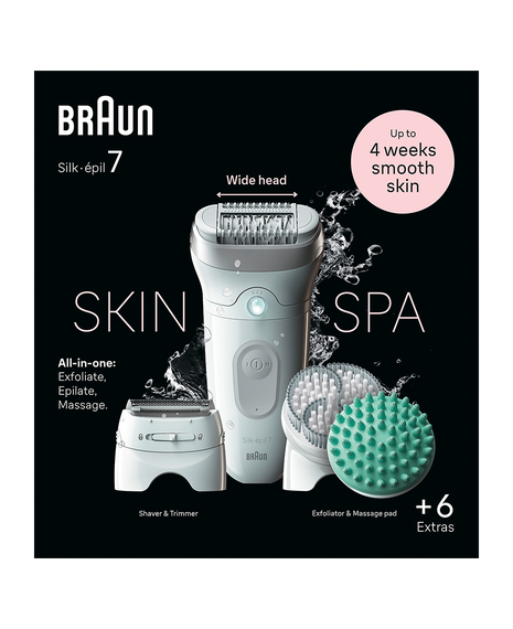 Silk-épil 7 SkinSpa Epilator with 7 Extras