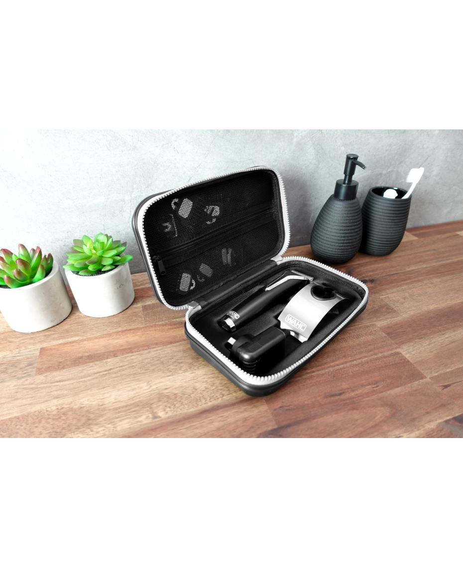 Wahl Waterproof LithiumIon Stainless Steel Grooming Kit with Bonus Storage Case Black