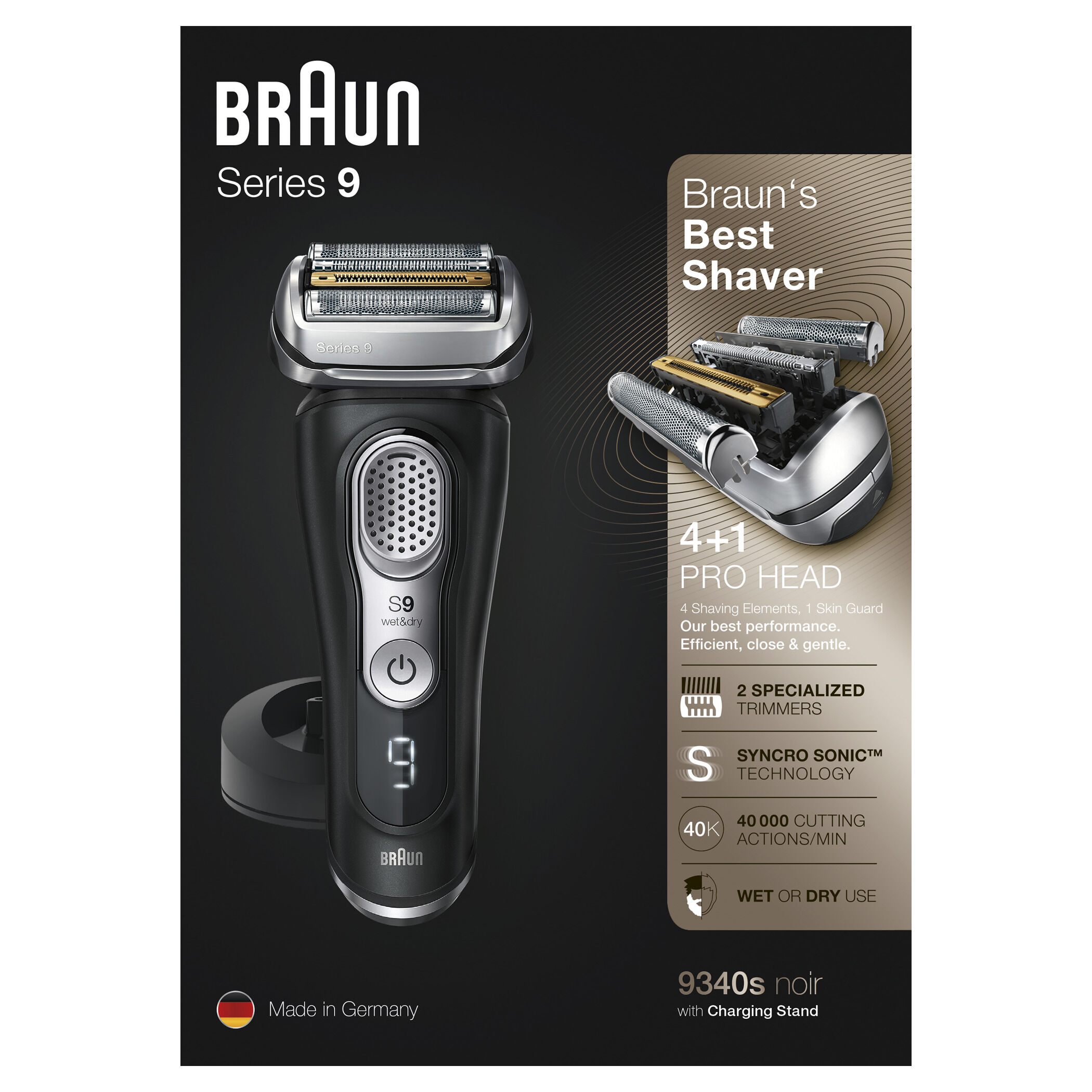 braun series 9 trimmer not working