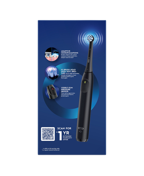 iO2 Electric Toothbrush Starter Set - Black