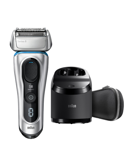 Series 8 Next Generation Wet & Dry Electric Shaver with Clean&Charge Station and Fabric Travel Case