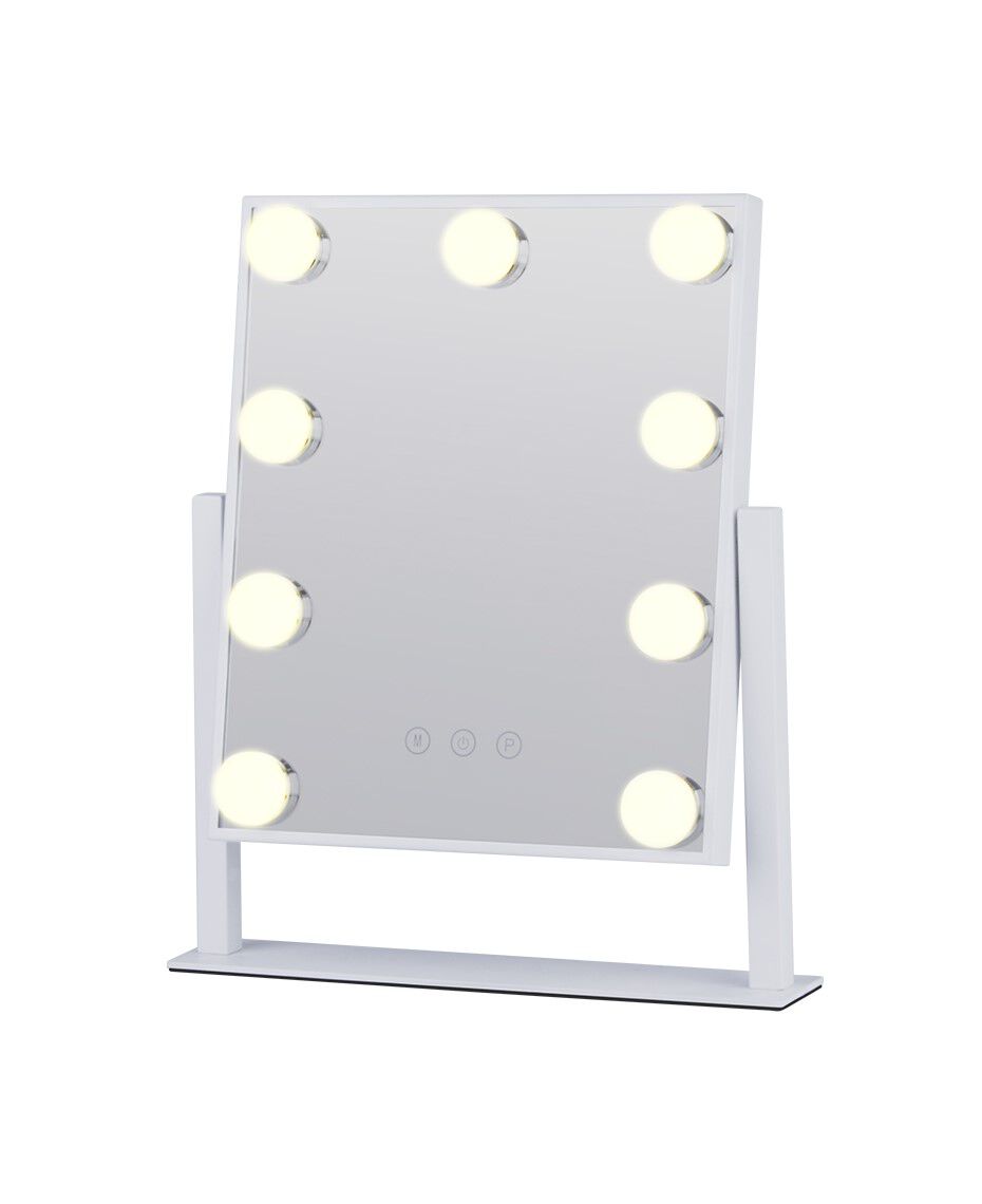Light up online bulb mirror