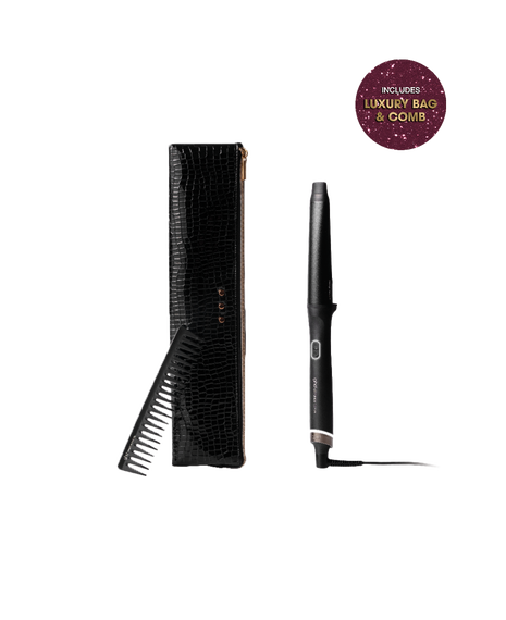 chronos curve conical wand hair curler gift set - limited edition
