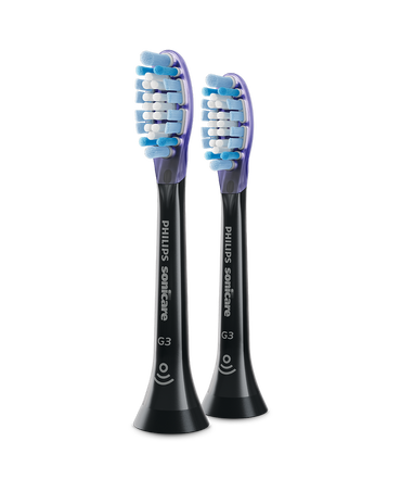 Sonicare G3 Premium Gum Care Brush Head Refills 2 Pack - Black