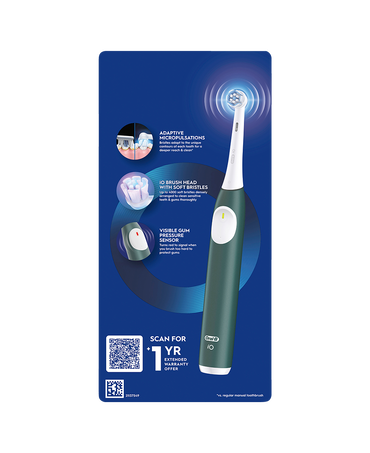 iO2 Electric Toothbrush - Forest Green