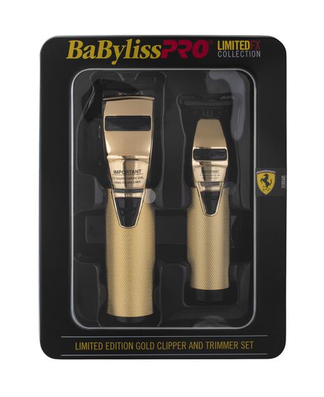 FX Lithium Clipper & FX Outliner Trimmer - Gold Duo Pack