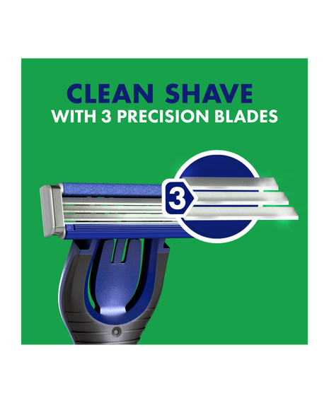 Solo 3 Razor with Blades Refill 16 Pack