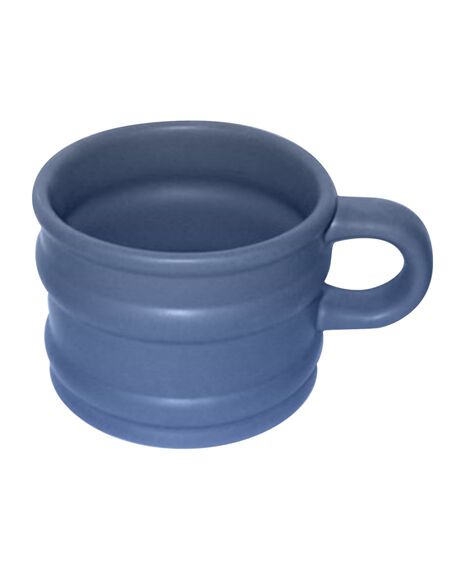 Open Shave Mug Blue