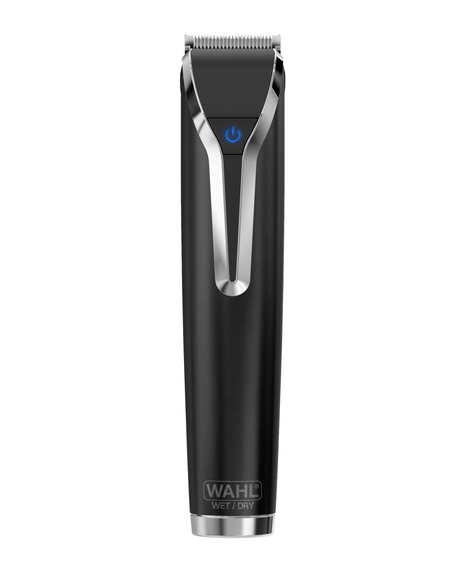 Waterproof Lithium-Ion Stainless Steel Grooming Kit with Bonus Storage Case - Black