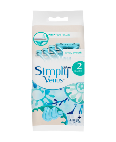 Simply Venus Razor 4 Pack