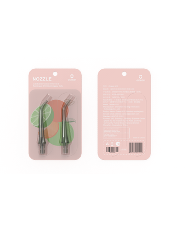 W10 Water Flosser Replacement Nozzle Refills 2 Pack - Pink