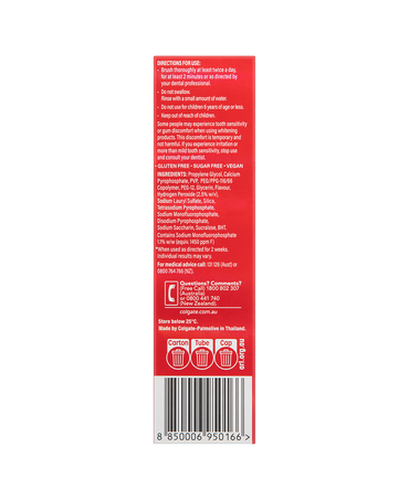 Optic White Luminous Enamel Strong Teeth Whitening Toothpaste, 85g
