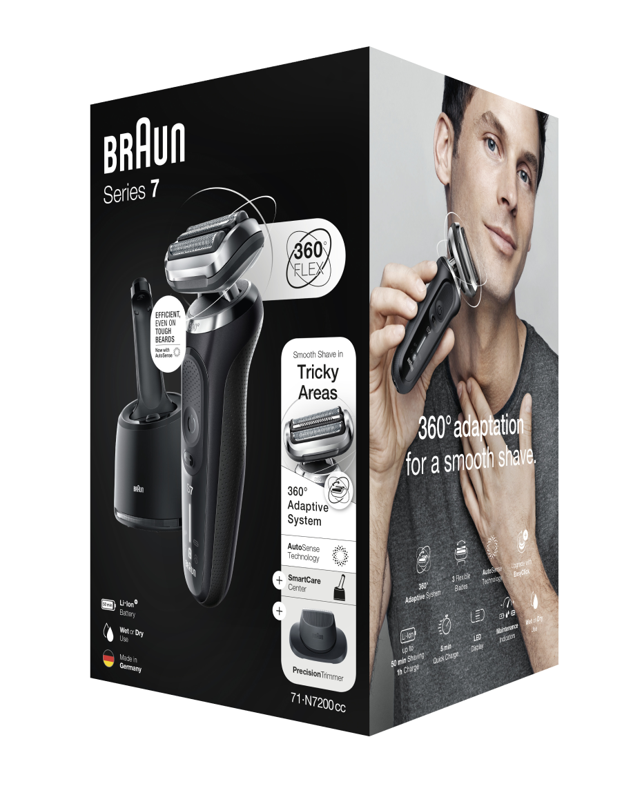 Braun Series 7 Wet & Dry Electric Shaver with Precision Trimmer Head
