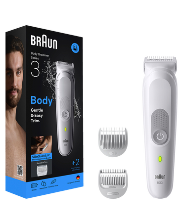 Series 3 Waterproof Body Groomer with 3 Grooming Tools & Accessories