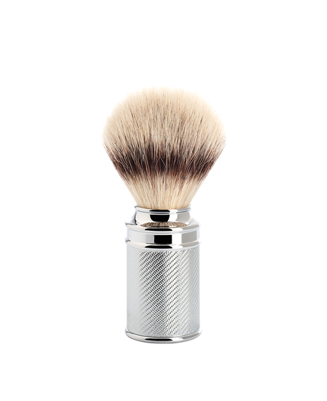 TRADITIONAL Silvertip Fibre Shaving Brush - Chrome