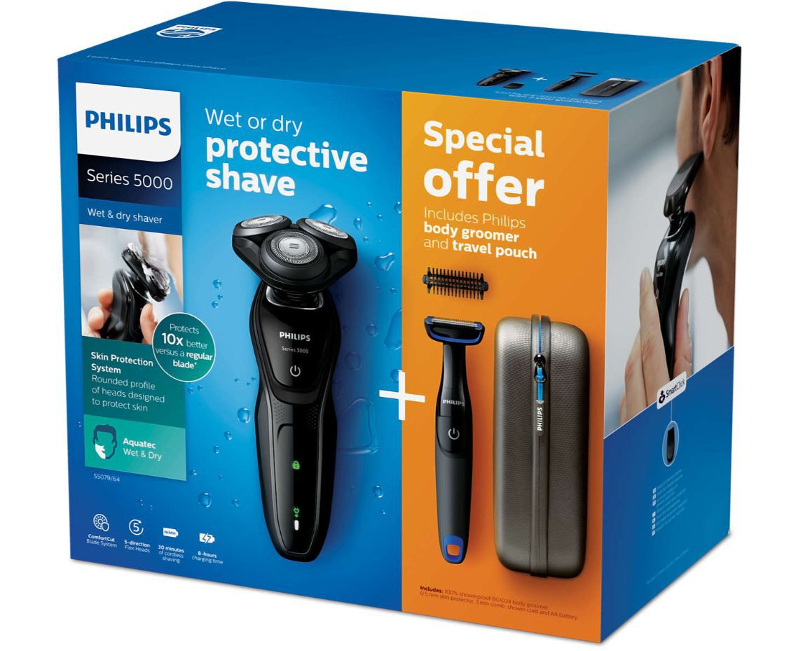 philips wet & dry series 5000