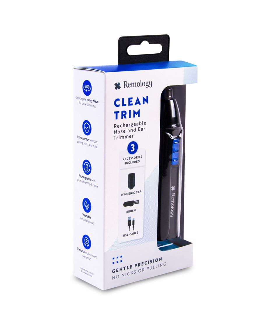 Remology Clean Trim Rechargeable Nose & Ear Trimmer Shaver Shop